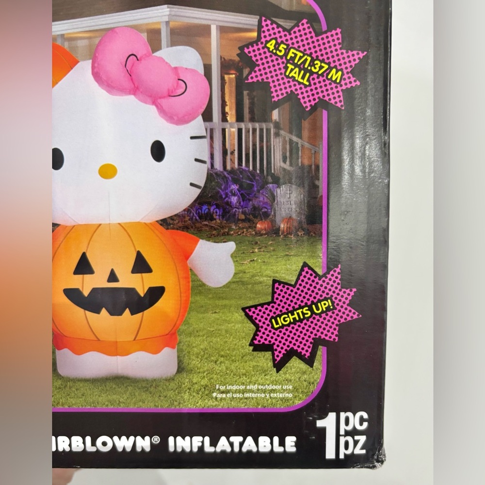 NEW Hello Kitty Halloween Inflatable indoor/outdoor - Picture 3 of 4